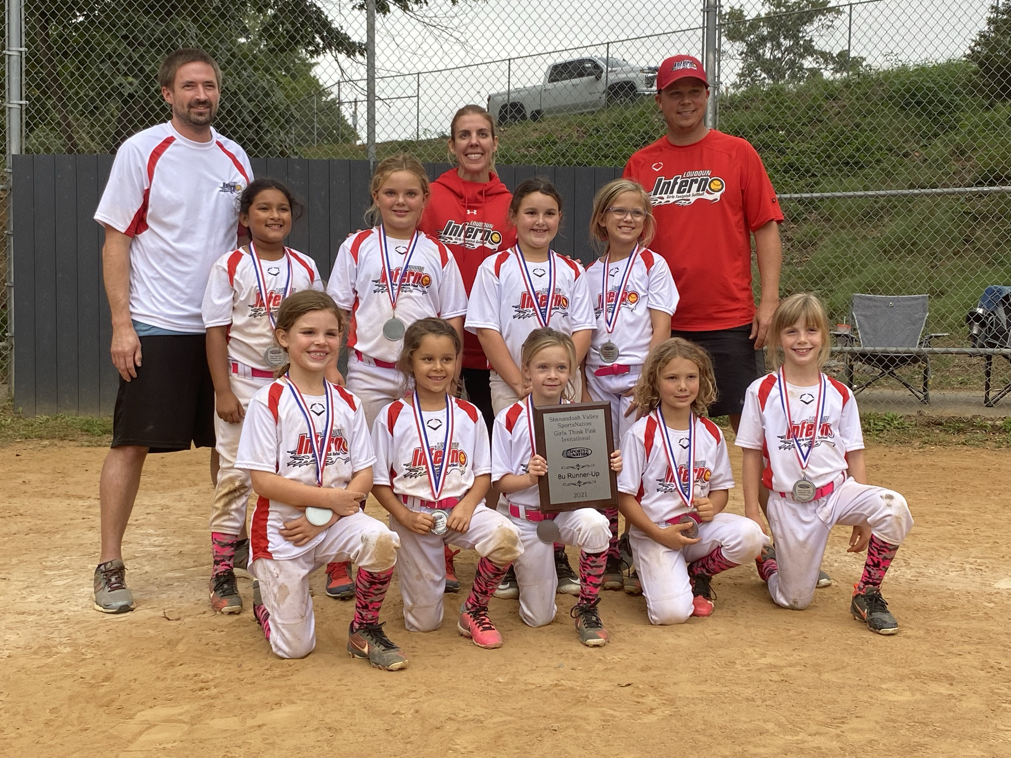 8U Noerr Think Pink Loudoun Inferno Girls Fastpitch Softball