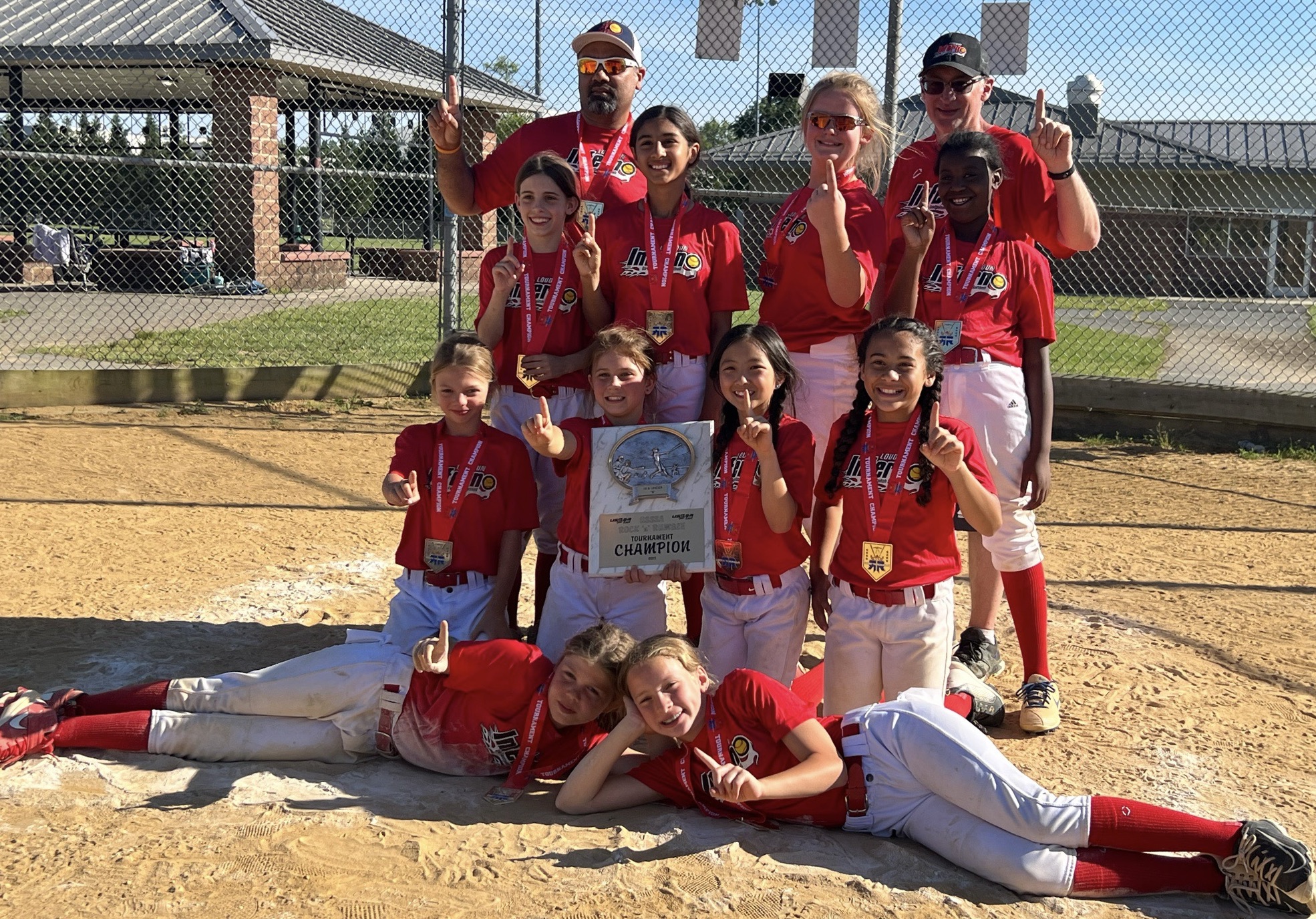 Arneja 10U Rock Rumble Champs Loudoun Inferno Girls Fastpitch Softball